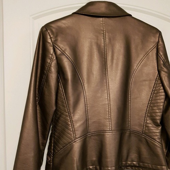 Giacca, Biker Jacket, bronze, Sz M - Picture 5 of 6